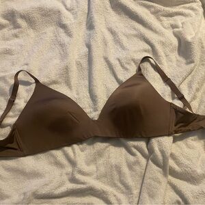 SKIMS Chocolate Brown Triangle Bra